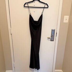 Banana Republic Sleek Black Midi Dress